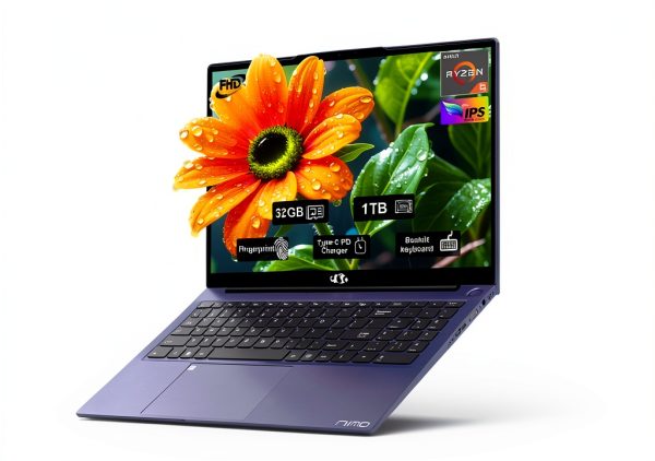 NIMO 15.6 FHD Laptop AMD Ryzen 5 32GB RAM 1TB SSD-0