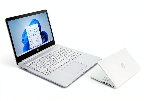 HP 14 Laptop Intel Celeron 4GB DDR4 64GB SSD Snowflake White-4