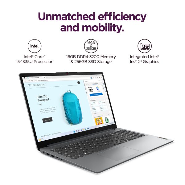 Lenovo IdeaPad 1i Laptop Intel Core i5 16GB Memory 256GB SSD-2
