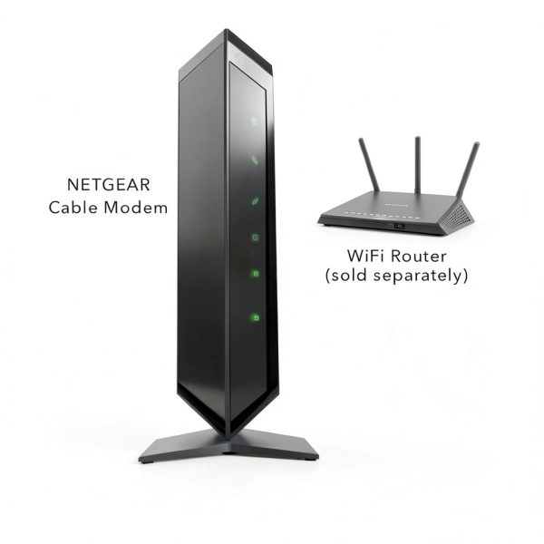 NETGEAR 32x8 DOCSIS 3.0 Cable Modem Black High Speed-1