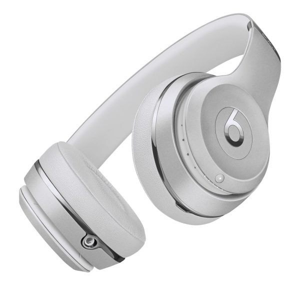 Beats Solo3 Wireless Headphones Silver On Ear Latest Model-1