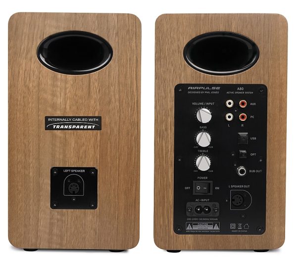 Edifier Airpulse A80 Hi Res Active Speaker System Wood-1