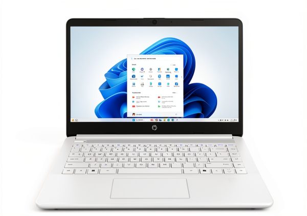 HP 14 Laptop Intel Celeron 4GB DDR4 64GB SSD Snowflake White-8