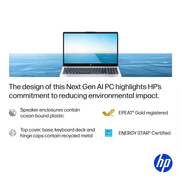 HP OmniBook 3 Copilot PC 15.6 Touch Laptop AMD Ryzen 5-8