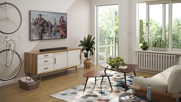 Yamaha SR B20A Sound Bar Built in Subwoofers Bluetooth-6