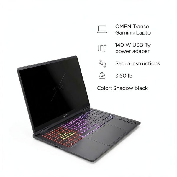 HP OMEN Transcend 14 Gaming Laptop Intel Core Ultra 7 RTX-13