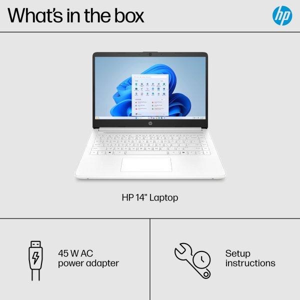HP 14 Laptop Intel Celeron N4500 4GB Memory 64GB eMMC-16