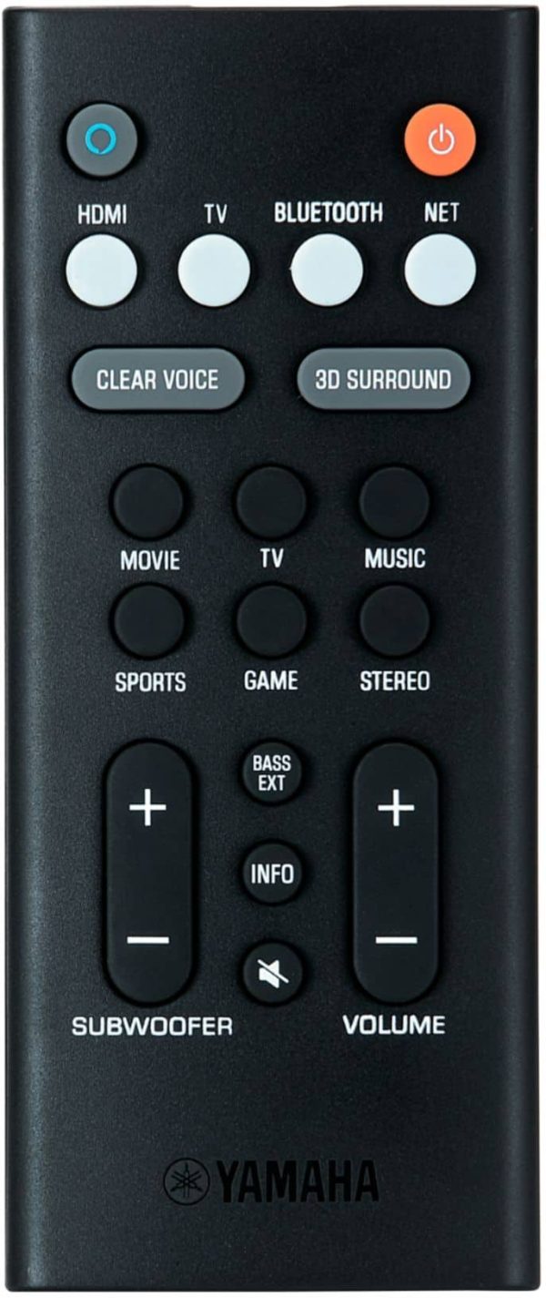 Yamaha 2.1 Soundbar Wireless Subwoofer Alexa Built In-5