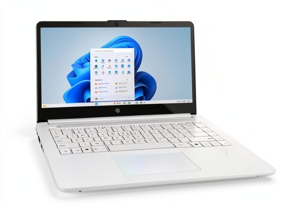 HP 14 Laptop Intel Celeron 4GB DDR4 64GB SSD Snowflake White-3