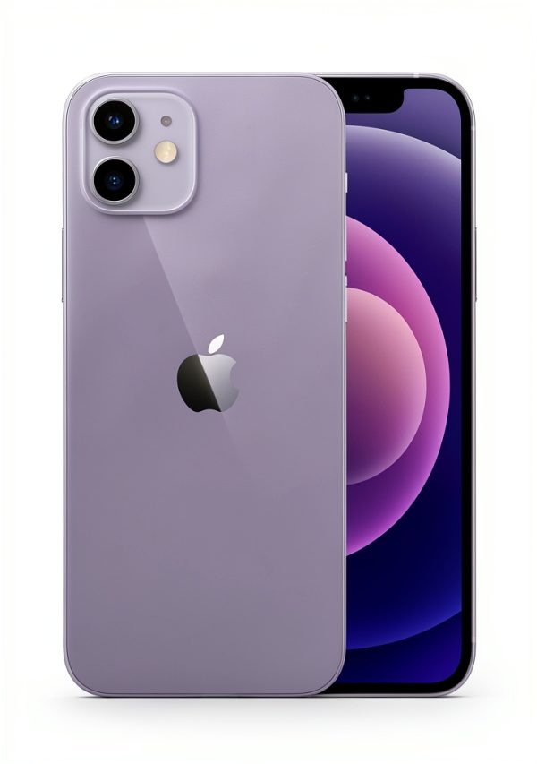 Apple iPhone 12 Unlocked 128GB Purple Refurbished Excellent-0