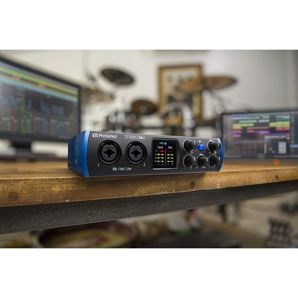 PreSonus Studio 24c USB-C Audio Interface Bundle Recording-7