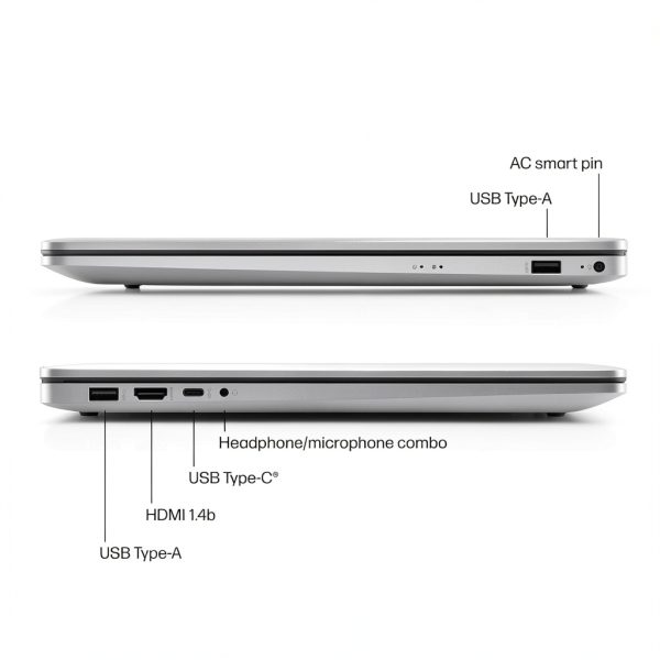 HP 17.3 FHD Laptop AMD Ryzen 5 7520U 8GB RAM 1TB SSD-8