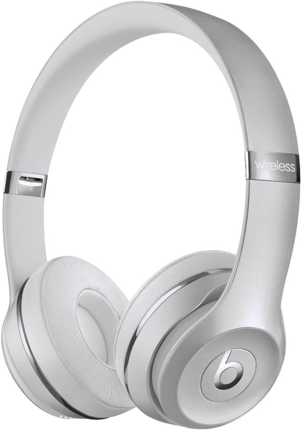 Beats Solo3 Wireless Headphones Silver On Ear Latest Model-0