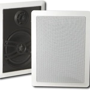 Yamaha NS IW470WH In Wall Speakers 3 Way White Pair-0